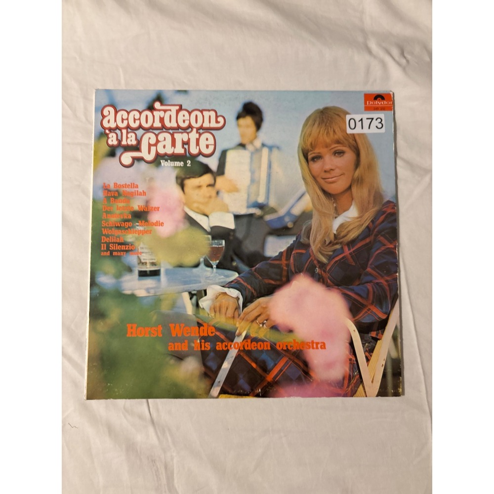 Polydor Accordeon A La Carte Vol 2 Horst Wende LP Vinyl‎ Record 12" 33RPM Good